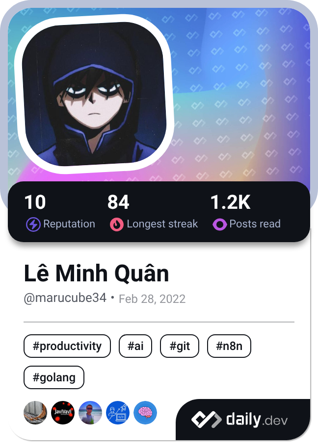 Lê Minh Quân's Dev Card