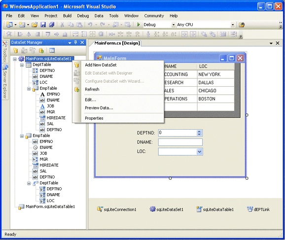 DataSet Manager