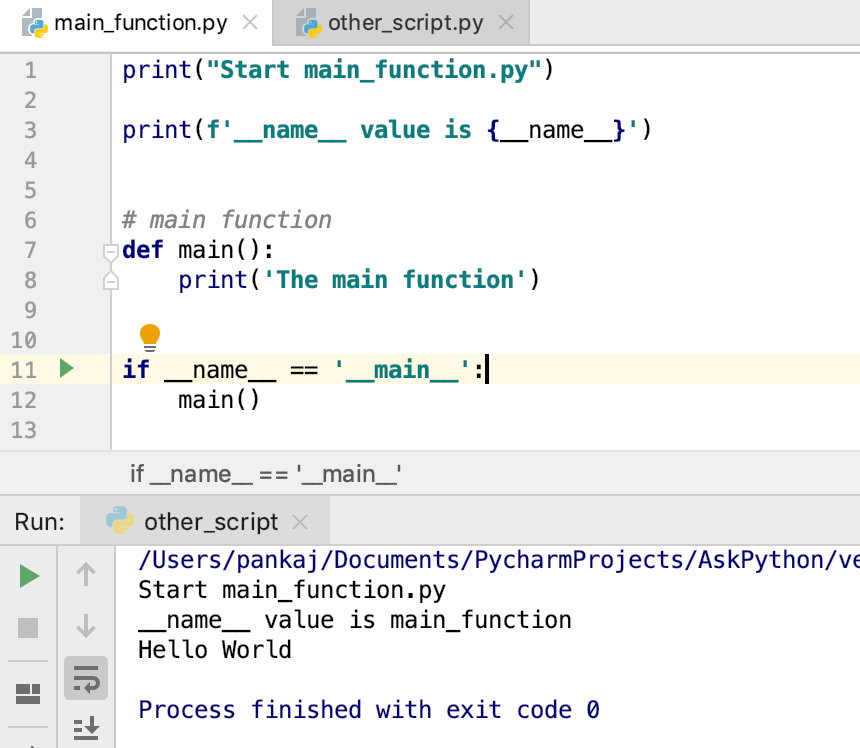 Python Main Function